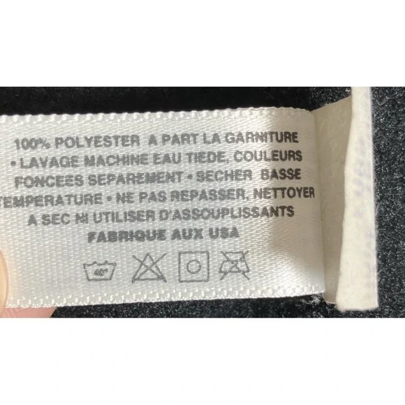 Patagonia Capilene Black Fleece Pants Women's Medium Vintage Made in USA - Picture 4 of 11